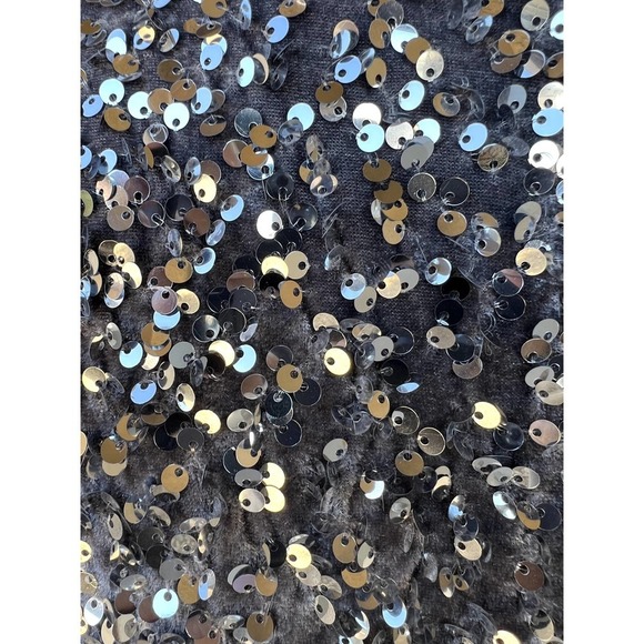 Sequin over Velveteen Mini Dress Size S - Picture 7 of 9